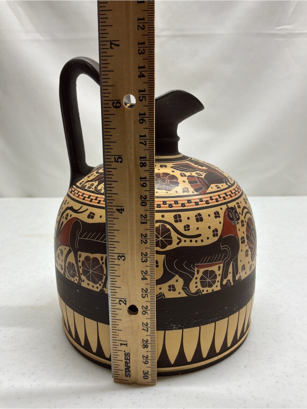 Corinthian Wine Jug Reproduction or Vase - Picture 6 of 8